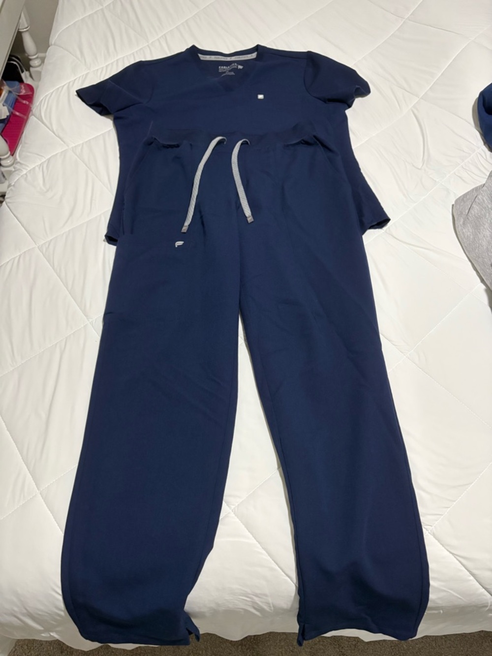 Fabletics Navy Scrub Set